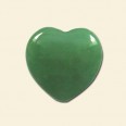 Green Aventurine Heart Bead - 30mm