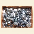 Grey Czech Mixed Glass Pearls - 50 Gram Pack