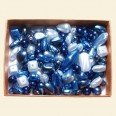 Blue Czech Mixed Glass Pearls - 50 Gram Pack