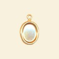 Gold Pendant - 8mm x 6mm 