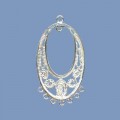 Sterling Silver Dropper - 30mm x 15mm 