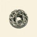 Round Metal Wire Pendant - 12mm