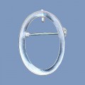 Silver Brooch/Pendant - 25mm x 18mm 