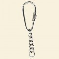 Nickel Plated Keyring