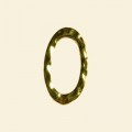 Gold Plated Closed Ring - 28mm x 16mm 