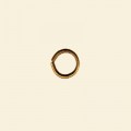 Antique Gold Plated Open Jump Ring - 6mm - Packs
