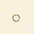 Gold Plated Open Jump Ring - 6mm - Packs