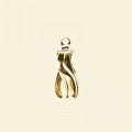 Gold Plated Bell Cap - 14mm - Pack of 10
