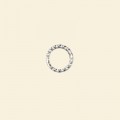 Silver Plated Closed Twisted Ring - 8mm - Packs