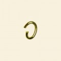 Gold Plated Oval Open Jump Ring - 7mm x 5mm - Packs