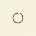 Antique Gold Plated Open Jump Ring - 10mm - Packs