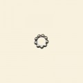 Antique Silver Plated Closed Ring - 6mm - Packs