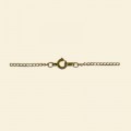 Antique Gold Plated Curb Chain - 18" Long