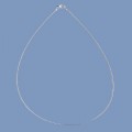 Sterling Silver Omega Choker - 16" Long