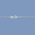 Sterling Silver Figaro Chain - 16" Long