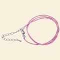 Pink Cord Necklace