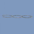 Sterling Silver Oval Chain - 18" Long 