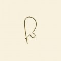 Gold Plated Kidney Wires - Packs of Pairs 