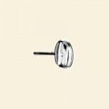 Silver Plated Earstuds with 8mm Cup - Pair