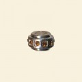 Pandora Style Topaz Metal Beads