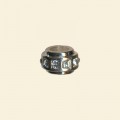 Pandora Style Blue Metal Beads