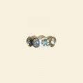 Pandora Style Metal Beads with Inset Crystals