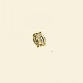 Gold Plated Beads - 6mm x 4mm - Pack of 10
