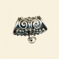 Antique Silver Bail - 15mm 