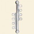 Silver Plated 4 String Clasp - 25mm 