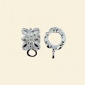 Silver Plated Pendant Bail - 7mm 