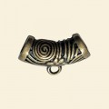 Antique Gold Plated Pendant Bail - 20mm 