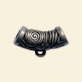 Antique Silver Plated Pendant Bail - 20mm 