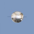 Silver and Mineral Disc Nugget Bead - 15mm 
