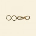 Gold Plated Hook and Link - 10mm - Pack of 10