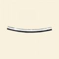 Silver Plated Tubes - 25mm - Pack of 10