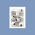 Silver Fluted Round Beads - 5mm 