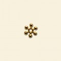 Gold Plated Spacer - 7mm - Pack of 10