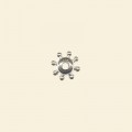 Silver Plated Spacer - 7mm - Pack of 10 