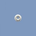 Silver Buoy Stardust Glitter Bead - 6mm 