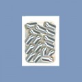 Silver Plain Cylinder Beads - 6mm x 3mm 