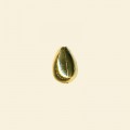 Gold Plated Drop Beads - 9mm x 6mm - Pack of 10 