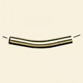 Gold Plated Tube - 25mm
