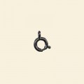 Black Plated Bolt Ring - 6mm - Pack of 10 