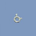 Silver Bolt Rings - 6mm 