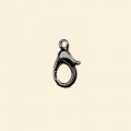 Black Plated Trigger Clasp - 13mm 