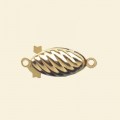 Gold Plated Push In Clasp - 20mm 