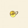 Gold Plated Necklace End - 8mm Diameter - Pack of 10 