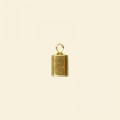 Gold Plated Cord End - 3mm Diameter - Pack of 10 