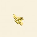 Gold Plated Twisted Tube - 5mm - Pack of 100 Pieces 