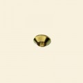 Gold Plated Large Hole Spacers - 7mm x 5mm - Pack of 10 